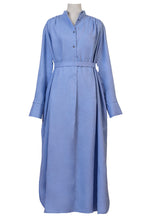 Load image into Gallery viewer, Shirt Dress | Sea Blue
