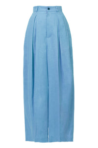 Wide Tack Pants | Sea Blue