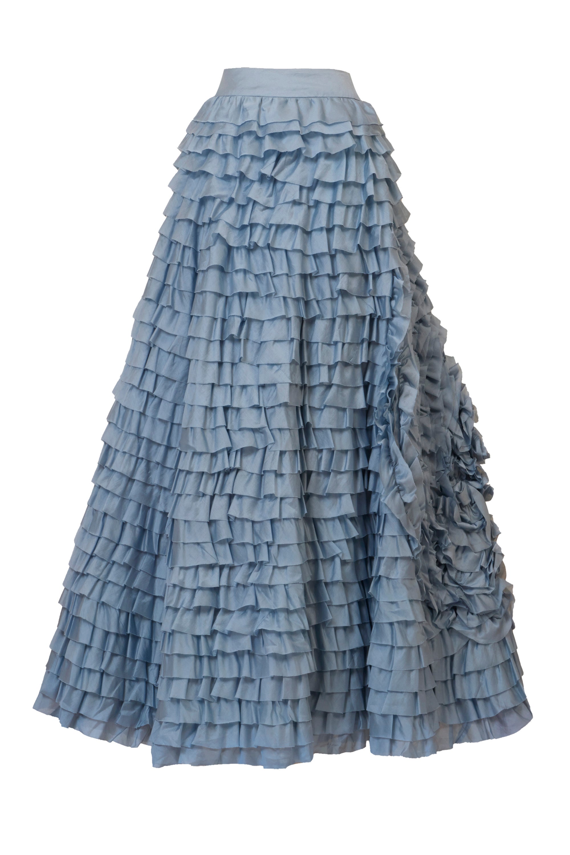 Frilled Skirt | Sea Blue – MYLAN ONLINE SHOP