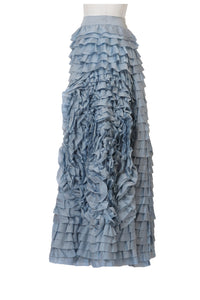 Frilled Skirt | Sea Blue