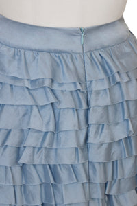 Frilled Skirt | Sea Blue