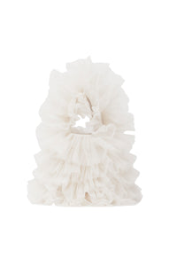 Frilled Bag S | Stone