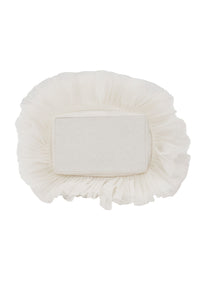 Frilled Bag S | Shell White