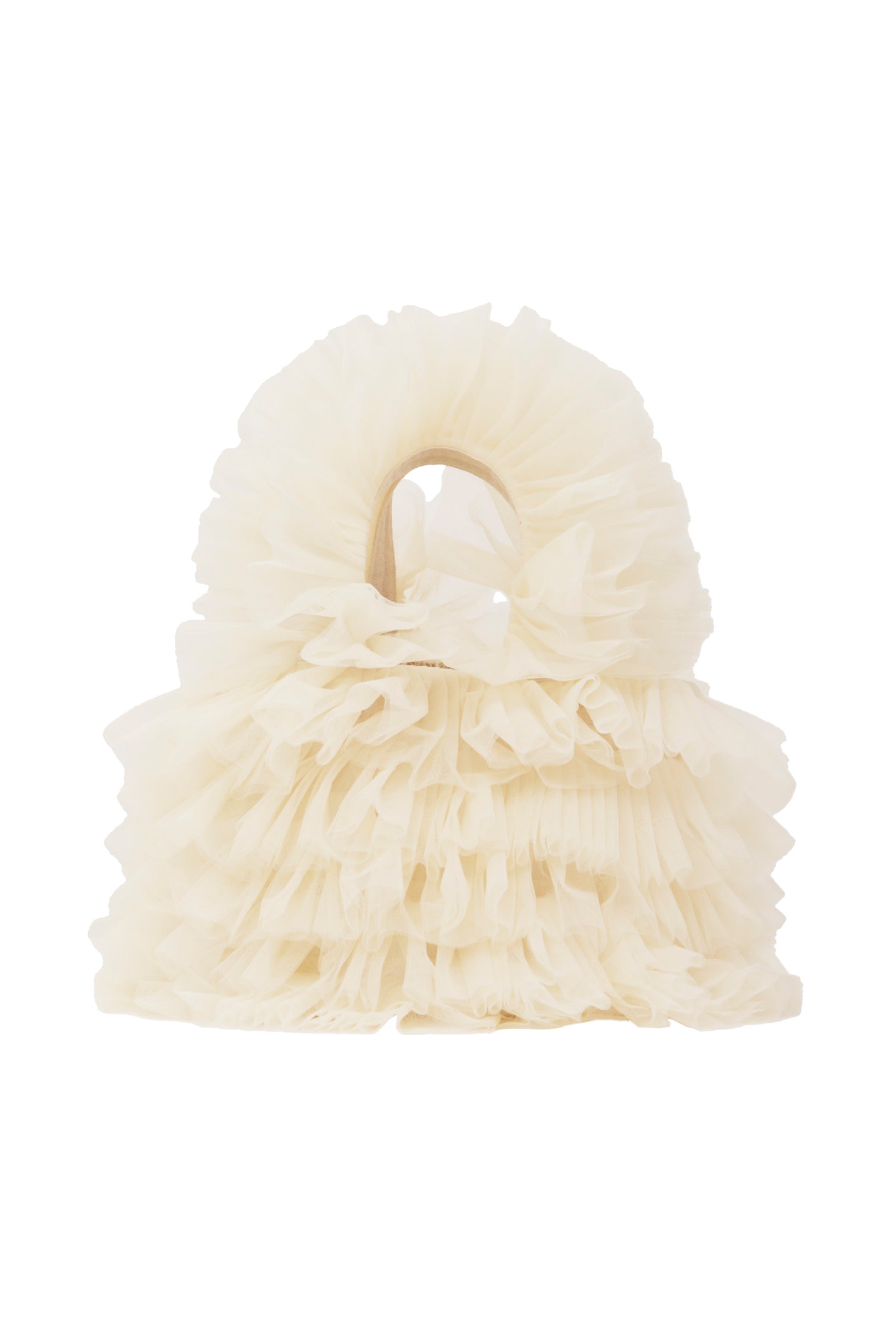 Frilled Bag S | Ecru