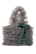 Load image into Gallery viewer, Frilled Bag L | Charcoal Grey
