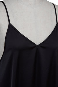 Back Open Camisole Dress | Stone
