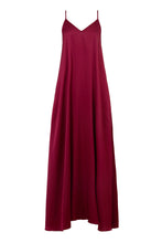画像をギャラリービューアに読み込む, Back Open Camisole Dress | Dark Red

