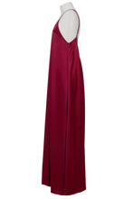 画像をギャラリービューアに読み込む, Back Open Camisole Dress | Dark Red
