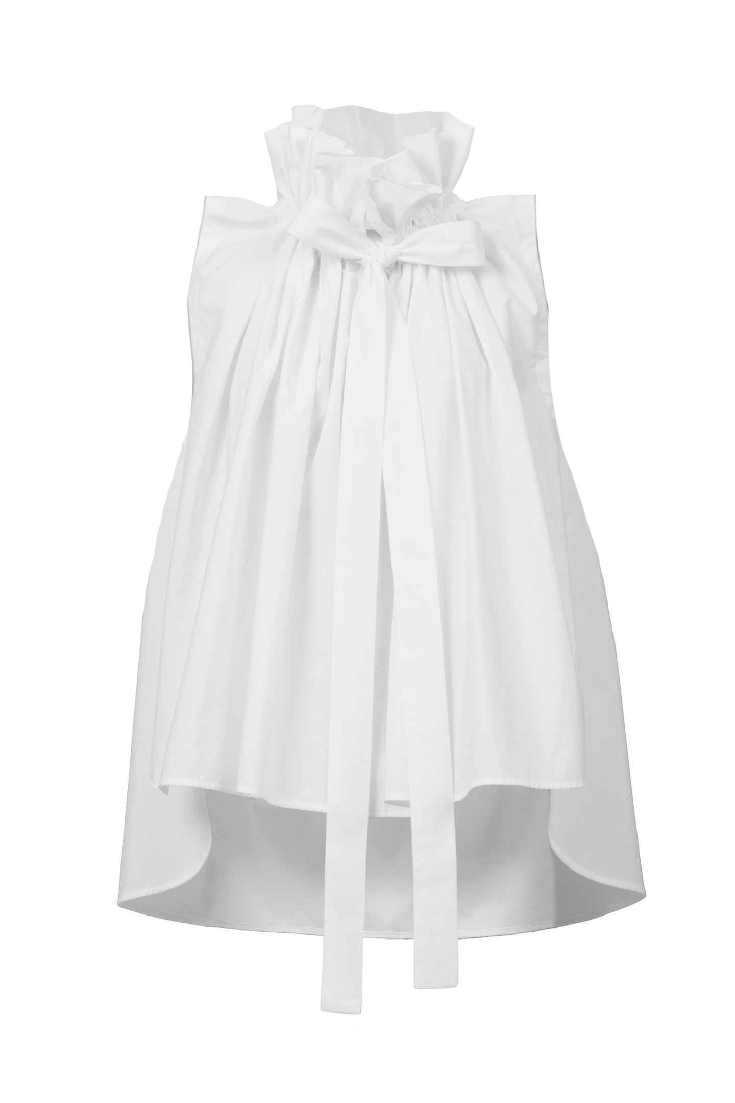 Gathered Collar Blouse | Shell White
