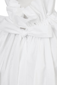 Gathered Collar Blouse | White Dot