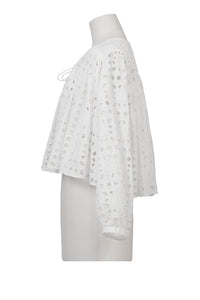 Gathered Lace Tunic | Stone