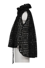 Load image into Gallery viewer, Gathered Collar Lace Blouse | Stone
