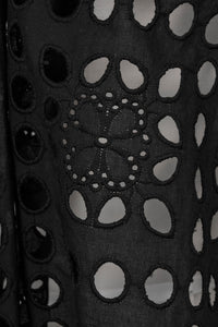 Gathered Collar Lace Blouse | Stone