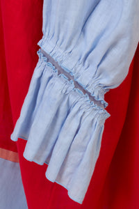 Bicolor Tunic Dress | Rose