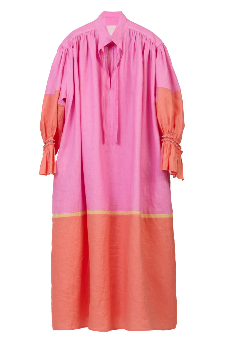 Bicolor Tunic Dress | Rose – MYLAN ONLINE SHOP