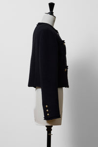 Cropped Tweed Jacket | Stone