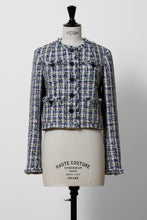 画像をギャラリービューアに読み込む, Cropped Tweed Jacket | Plaid
