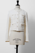 画像をギャラリービューアに読み込む, Cropped Tweed Jacket | Pearl
