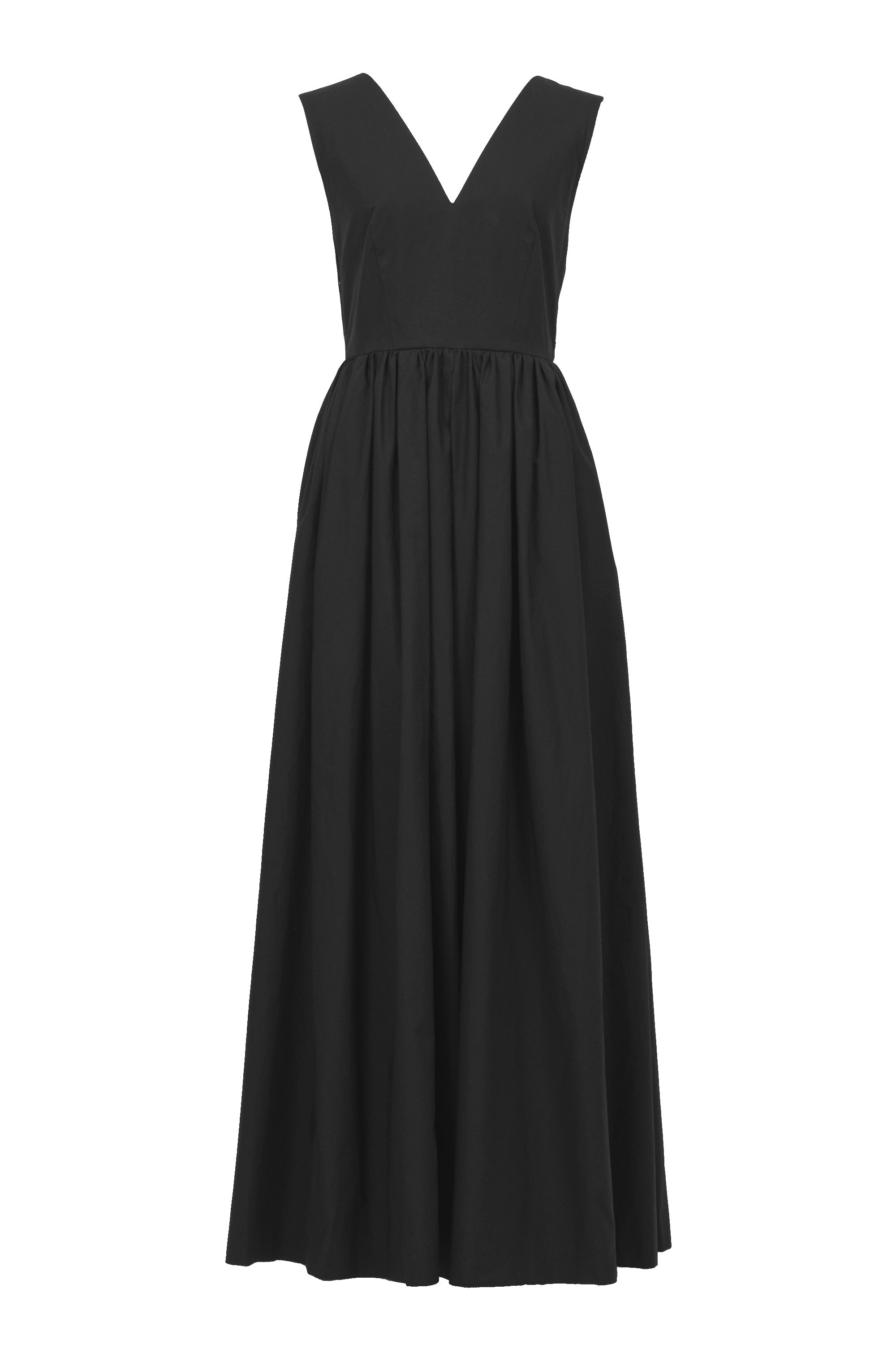 Back-Cross Long Dress | Shell White – MYLAN ONLINE SHOP