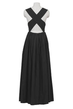 画像をギャラリービューアに読み込む, Back-Cross Long Dress | Shell White
