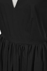Back-Cross Long Dress | Shell White