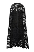 画像をギャラリービューアに読み込む, A-Line Lace Cape | Stone
