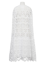画像をギャラリービューアに読み込む, A-Line Lace Cape | Shell White

