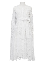 画像をギャラリービューアに読み込む, A-Line Lace Cape | Shell White
