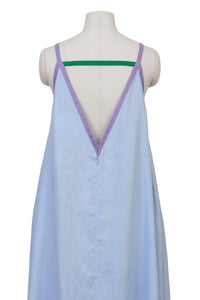 Open-Back Camisole Dress | Sea Blue