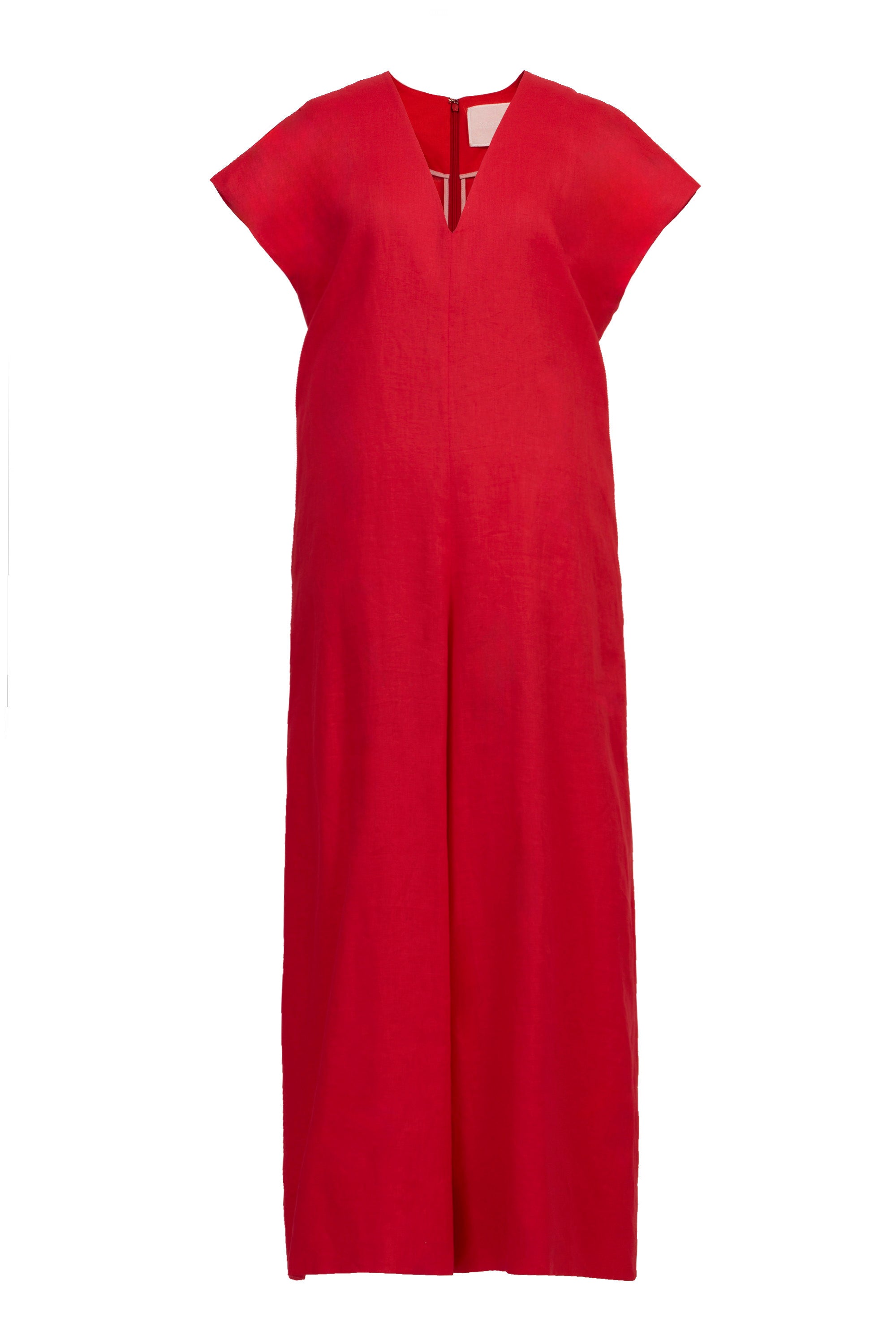 MYLAN Vネックジャンプスーツ　チェリーレッド　¥93500-現行品タグ付 MY25SS-OP026-702-1_2000x.jpg?v