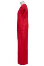 画像をギャラリービューアに読み込む, V-Neck Jumpsuit | Cherry Red
