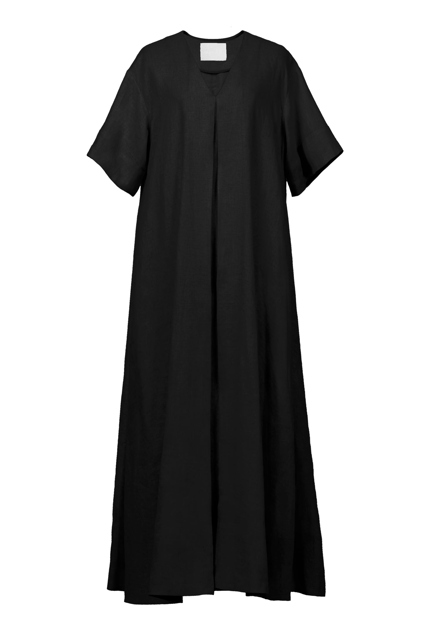 V-Neck Pleated Dress | Stone