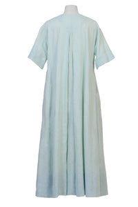 V-Neck Pleated Dress | Orchid
