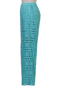 Lace Pants | Turquoise