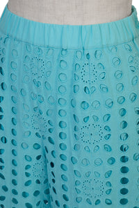 Lace Pants | Turquoise