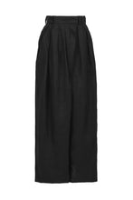 Load image into Gallery viewer, Gathered Pleated Wide-Leg Pants | Stone
