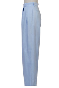 Gathered Pleated Wide-Leg Pants | Stone