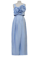 Load image into Gallery viewer, Gathered Pleated Wide-Leg Pants | Shell White
