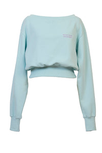 Off-Shoulder Sweatshirt | Mint