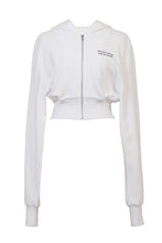 画像をギャラリービューアに読み込む, Cropped Sweat Hoodie | Shell White
