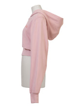 Load image into Gallery viewer, Cropped Sweat Hoodie | Rose
