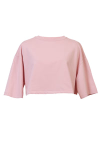 Cropped T-Shirt | Rose