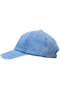 MYLAN Logo Denim Cap | Bleach Denim