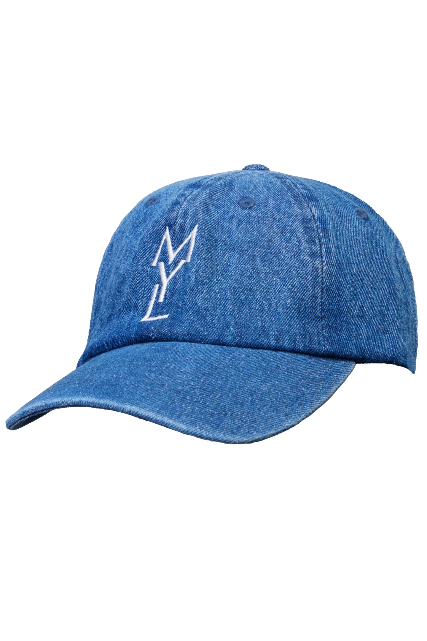 MYLAN Logo Denim Cap | Blue Denim