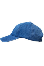 Load image into Gallery viewer, MYLAN Logo Denim Cap | Blue Denim
