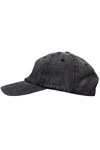 MYLAN Logo Denim Cap | Black Denim