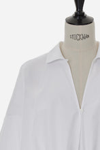 画像をギャラリービューアに読み込む, Tie-Front Shirt | Sea Blue
