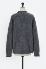 画像をギャラリービューアに読み込む, Wool Mohair Knit Big Cardigan | Red
