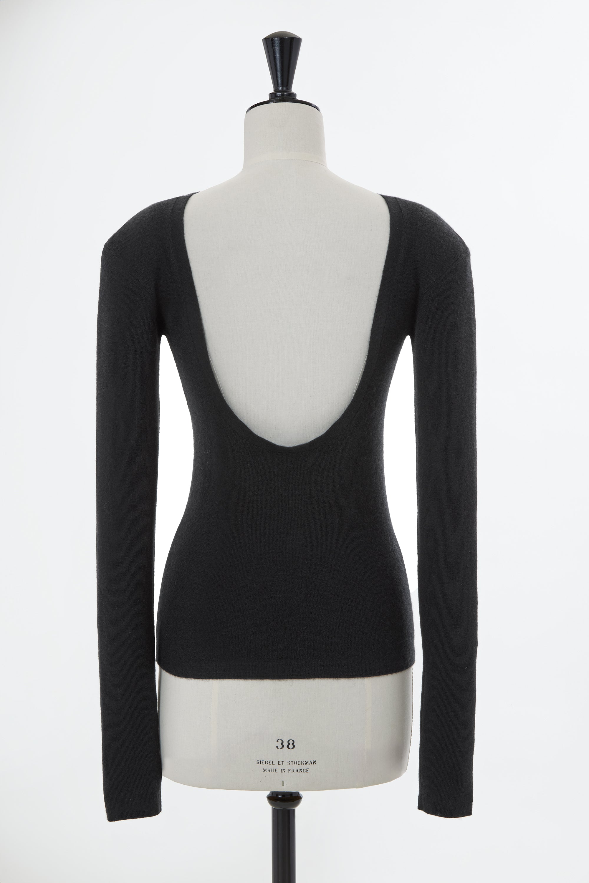 Cashmere Back-Open Knit Top | Red – MYLAN ONLINE SHOP