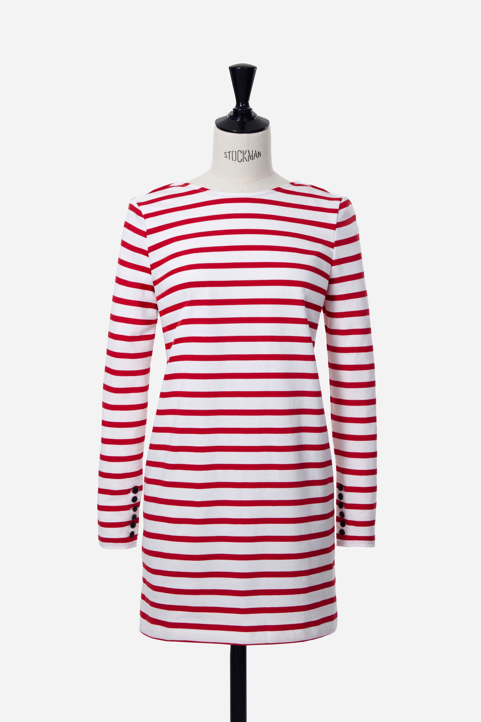 MYLAN マイラン 中古・古着通販】MYLAN (マイラン) Bi-Color Stripe Shirt Dress